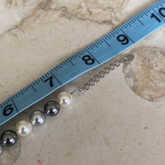 CRYSTALP Carmen Pearl Halskette Austrian Crystal & Faux Pearl Bracelet - Picture 9 of 10